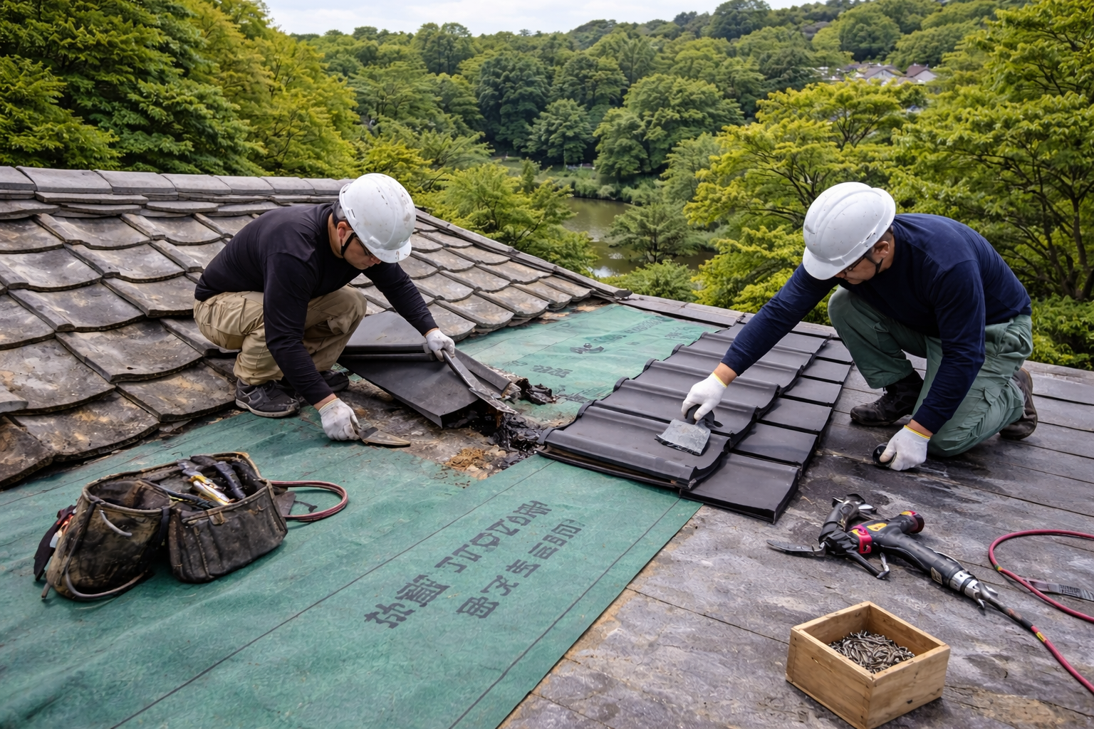 哲学堂公園周辺の緑地エリア