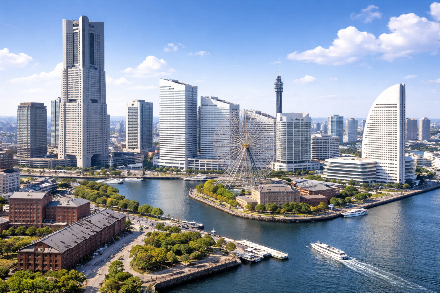みなとみらい・横浜駅周辺の高層ビル群エリア