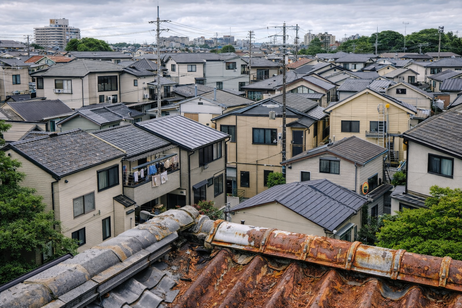 小岩・平井エリア（密集地対策）の木造住宅密集地域イメージ