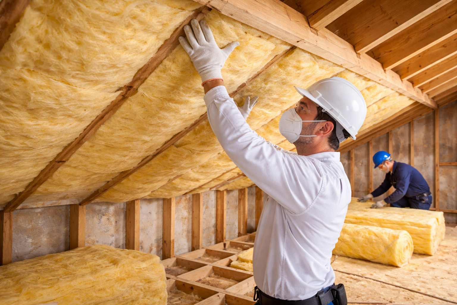 屋根・天井断熱施工イメージ