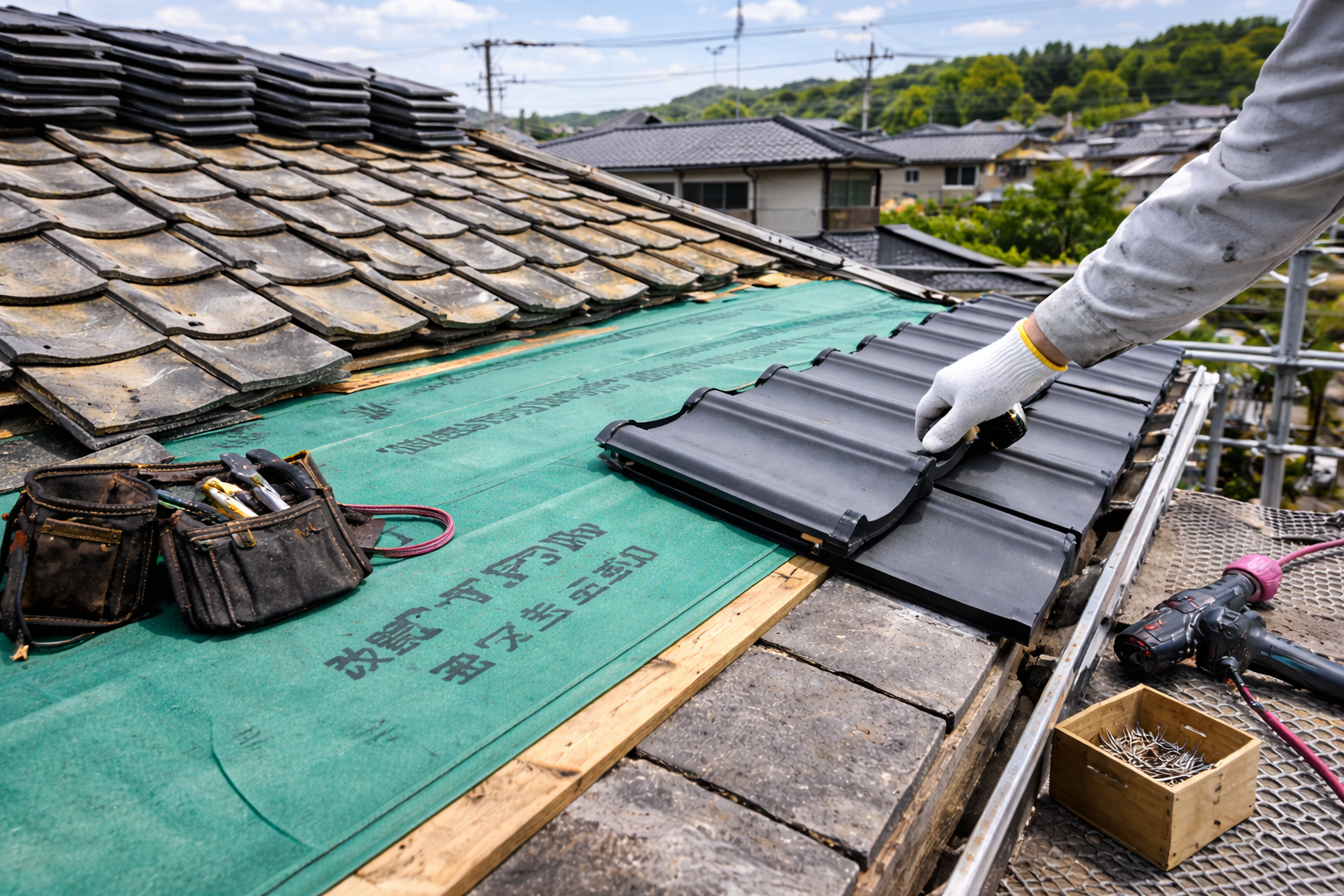 棟板金が浮いた時の修理とリスク
