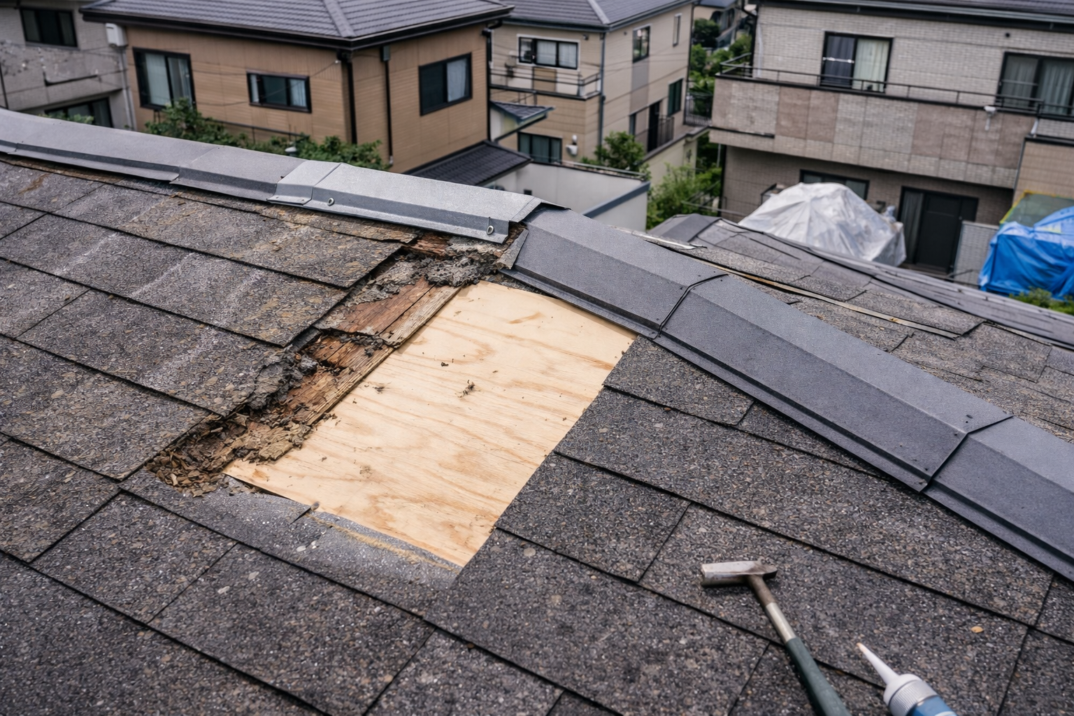 江戸川区の部分補修事例