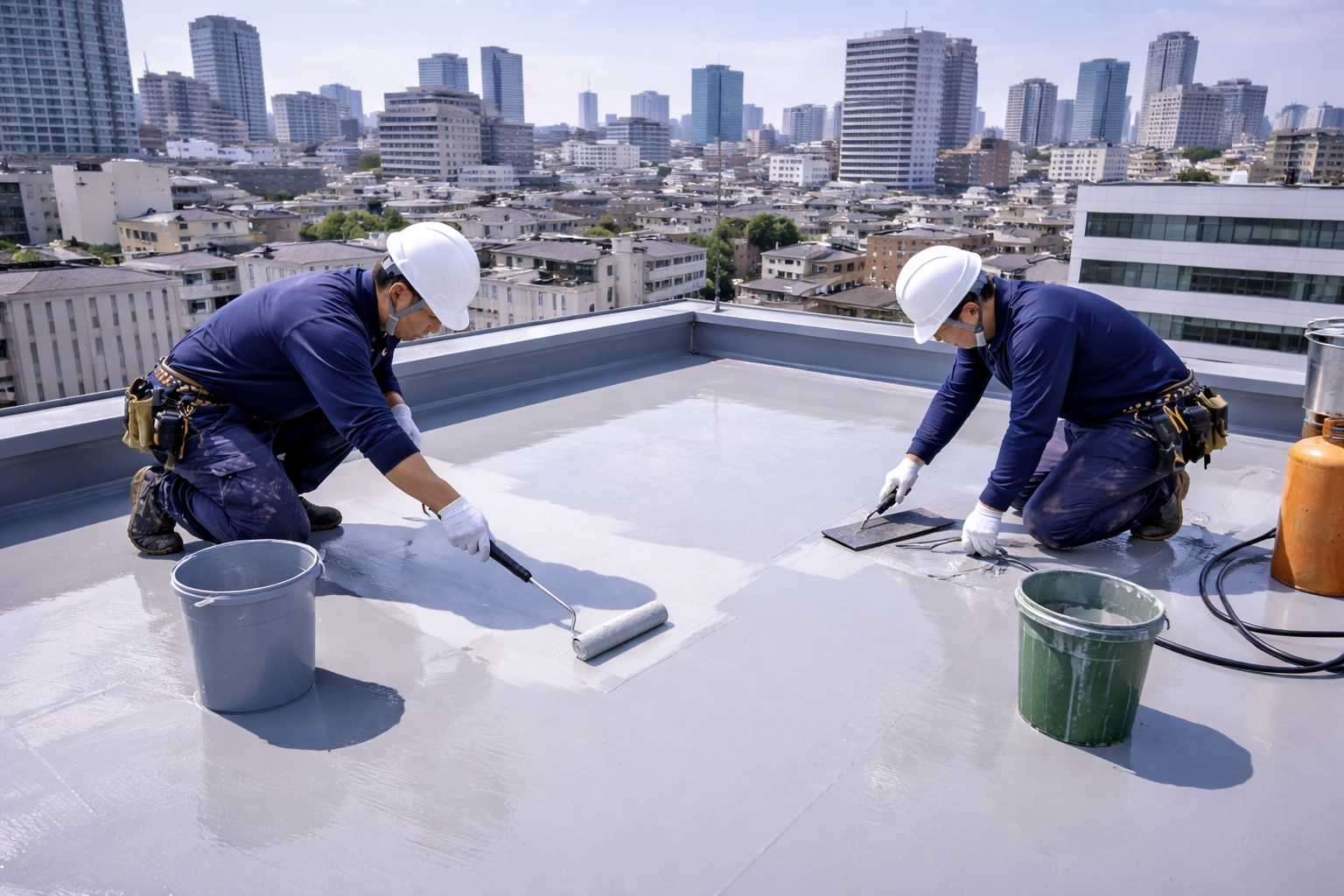 渋谷区ビルの屋上防水