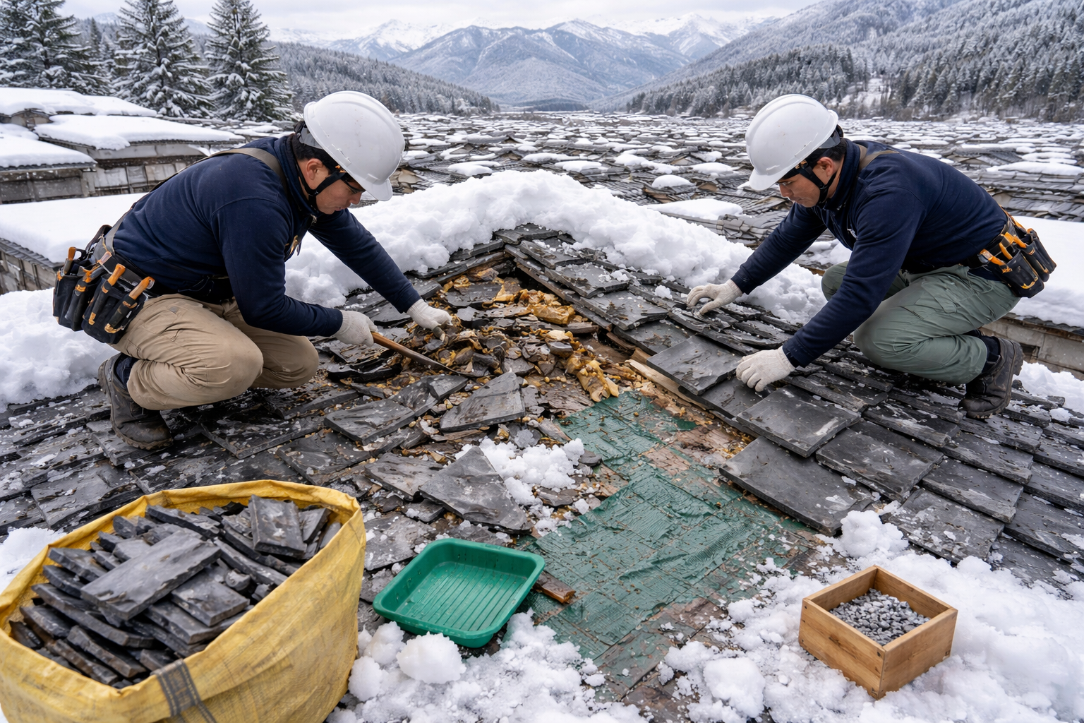 秩父市・築30年・積雪被害
