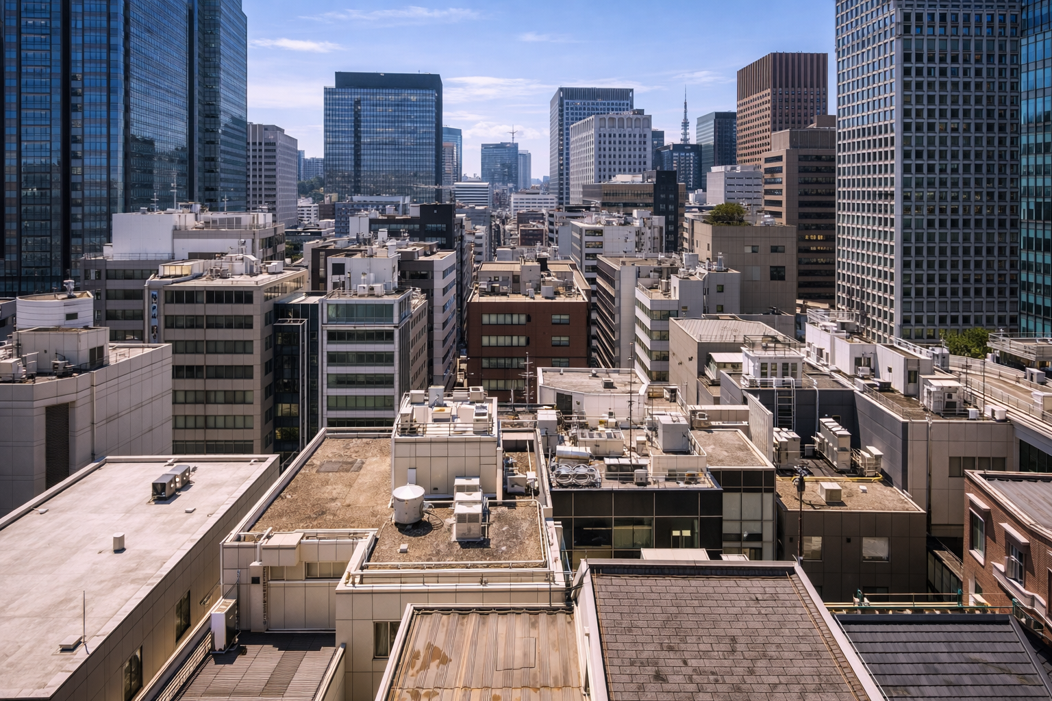 銀座・日本橋のオフィスビル街